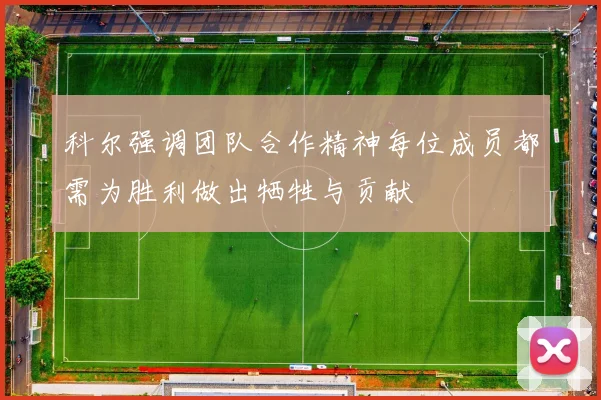 科尔强调团队合作精神每位成员都需为胜利做出牺牲与贡献