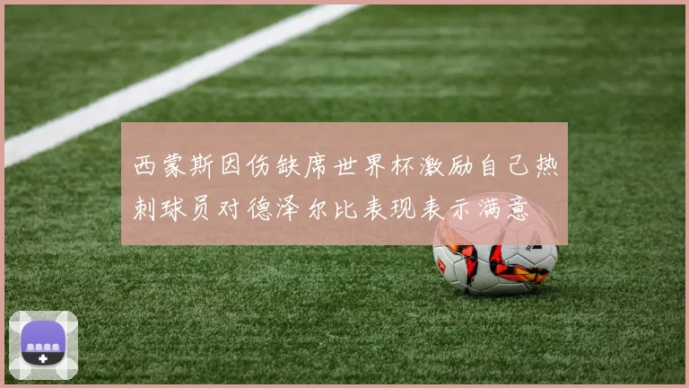 西蒙斯因伤缺席世界杯激励自己热刺球员对德泽尔比表现表示满意